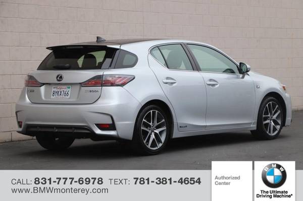 2015 Lexus CT 200h 5dr Sdn Hybrid - - by dealer for sale in Seaside, CA – photo 9