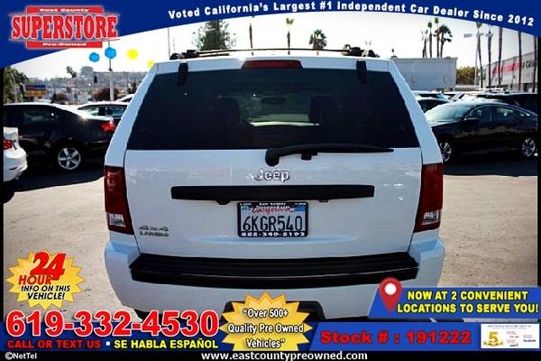 2009 JEEP GRAND CHEROKEE LAREDO SUV -EZ FINANCING-LOW DOWN! for sale in El Cajon, CA – photo 3