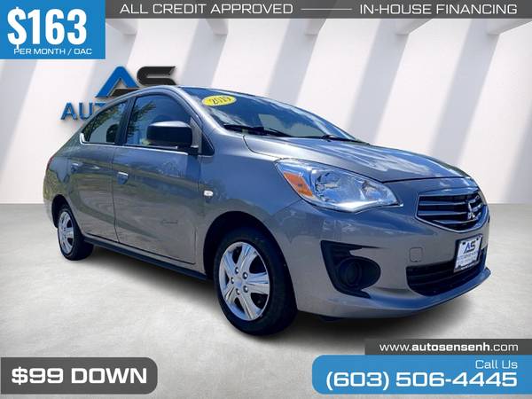 163/mo - 2019 Mitsubishi Mirage G4 G 4 G-4 ES - - by for sale in Salem, NH – photo 8