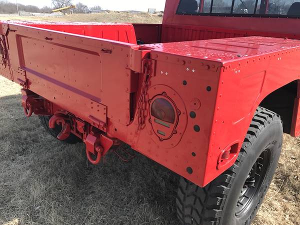 Military Humvee Truck 4X4 Pickup - RED | On-Road Title | Am General for sale in Catoosa, OK – photo 14