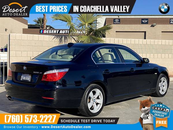 2008 BMW 528xi AWD 1 OWNER 88,000 MILES $216/mo - cars & trucks - by... for sale in Palm Desert , CA – photo 3