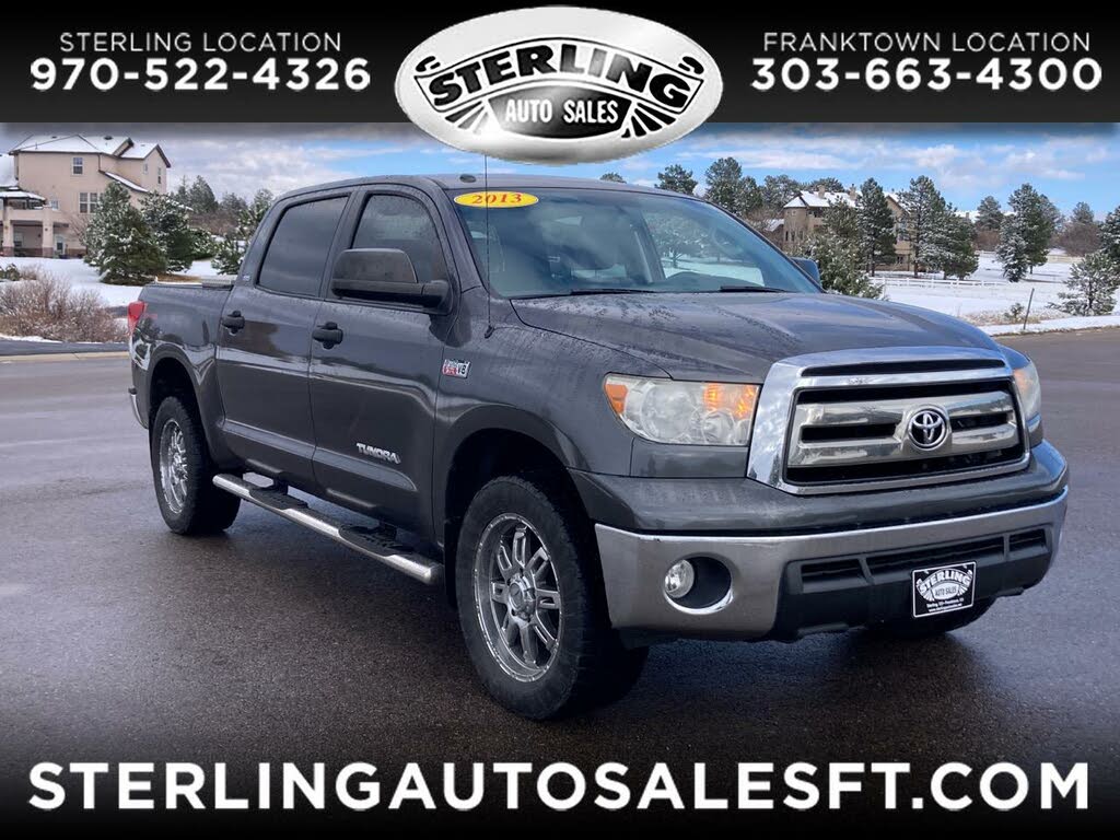 2013 Toyota Tundra Grade CrewMax 5.7L FFV 4WD for sale in Franktown, CO