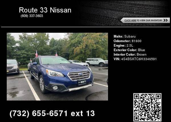 2017 Subaru Outback 2 5i Touring - - by dealer for sale in HAMILTON SQUARE, NJ