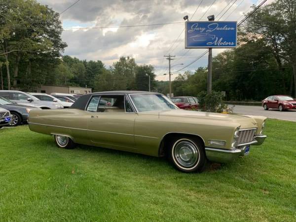 1968 Cadillac Coupe DeVille Coupe for sale in Charlton, MA