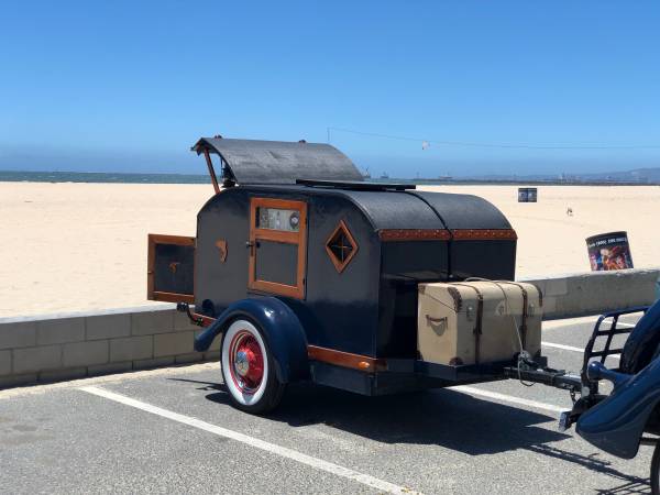 1935 Ford Tudor with matching Teardrop Trailer - cars & trucks - by... for sale in Seal Beach, CA – photo 3