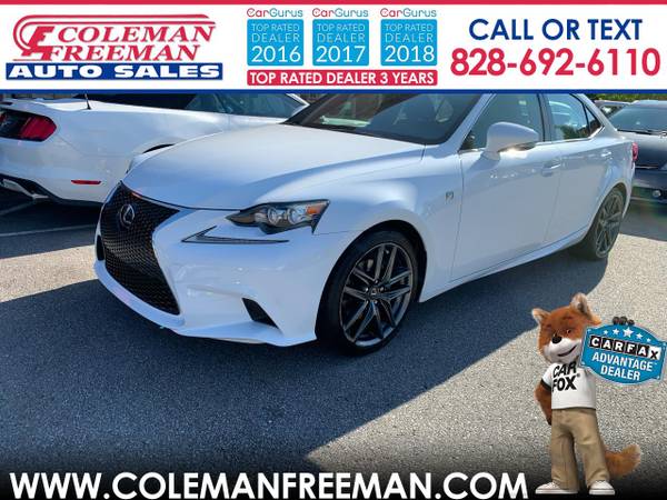 2014 Lexus IS 250 4dr Sport Sdn Auto RWD for sale in Hendersonville, NC