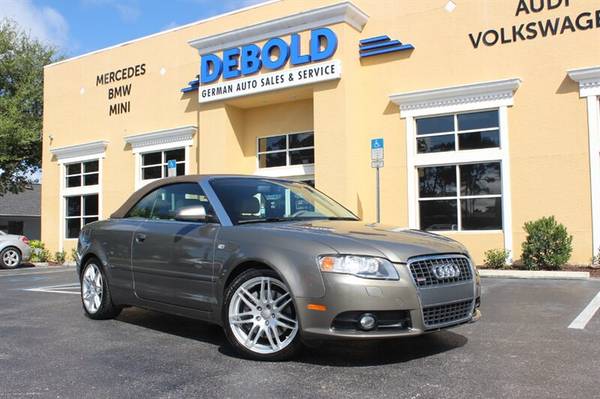2009 Audi A4 2.0T Cabriolet Convertible Clean CARFAX for sale in Bonita Springs, FL