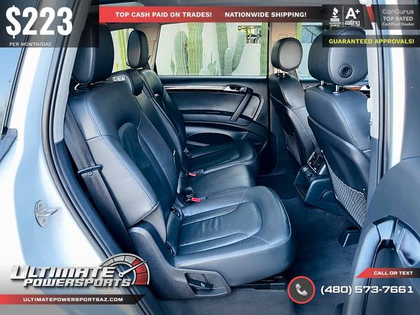 223/mo - 2013 Audi Q7 Q 7 Q-7 3 0T Premium Plus WE TAKE TRADE INS! for sale in Scottsdale, AZ – photo 9