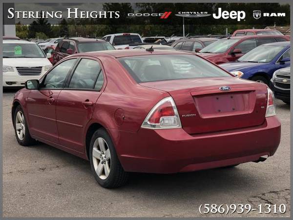 2008 Ford Fusion 4dr Sdn I4 SE FWD sedan Redfire Metallic for sale in Sterling Heights, MI – photo 5