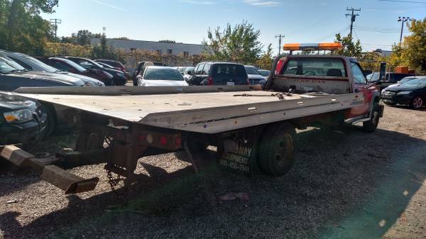 1999 CHEVY 3500HD TOW TRUCK FLATBED ROLLBACK WRECKER for sale in redford, MI – photo 7
