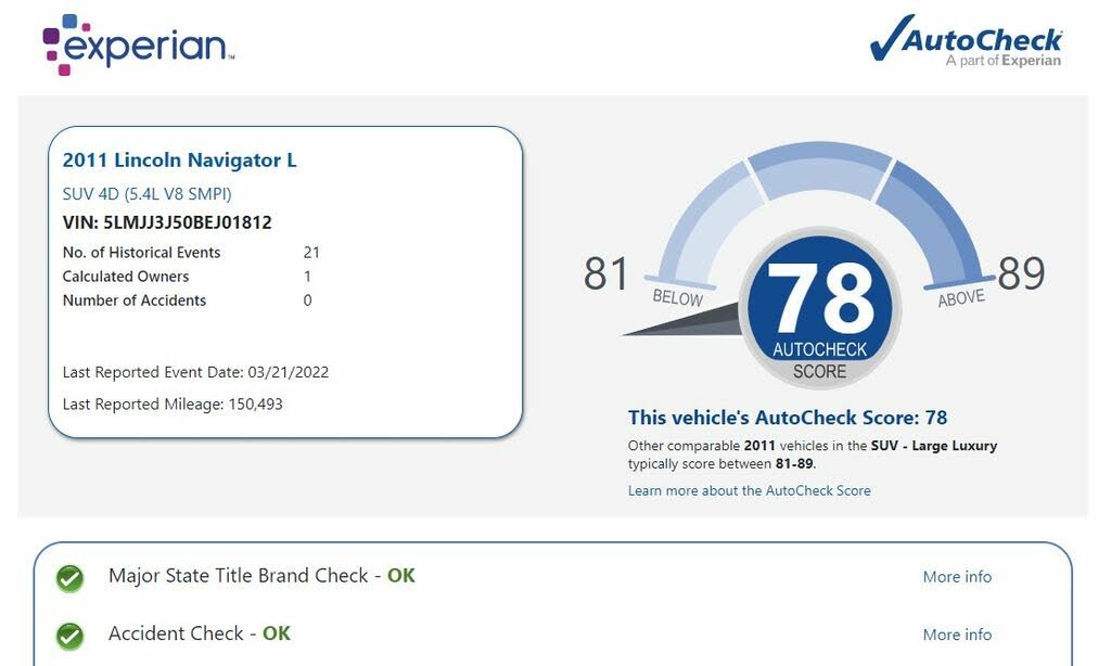 2011 Lincoln Navigator L 4WD for sale in Philadelphia, PA – photo 35
