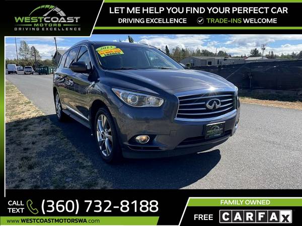 2013 Infiniti JX JX35 Sport Utility 4D FOR ONLY - - by for sale in Bellingham, WA