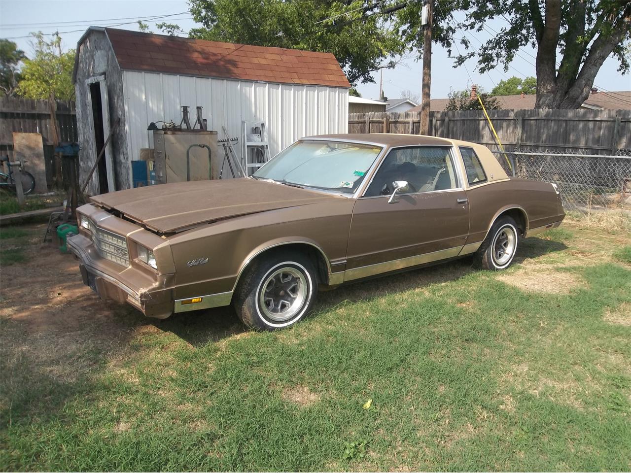 Chevrolet monte carlo 1982