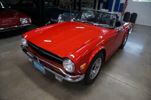 1972 Triumph TR6 Roadster with vintage Judson Supercharger Stock# 096 for sale in Torrance, CA