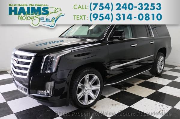 2018 Cadillac Escalade ESV 4WD 4dr Luxury for sale in Lauderdale Lakes, FL