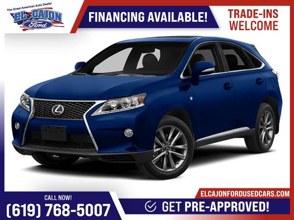 2013 Lexus RX 350 AWD FOR ONLY 420/mo! - - by dealer for sale in Santee, CA