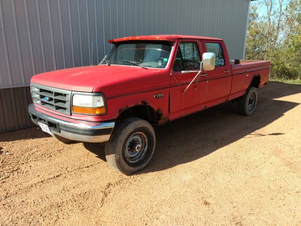 1993 Ford F-350 4x4 Crew Cab Long Box 7.3 IDI NA Diesel for sale in Stratford, WI