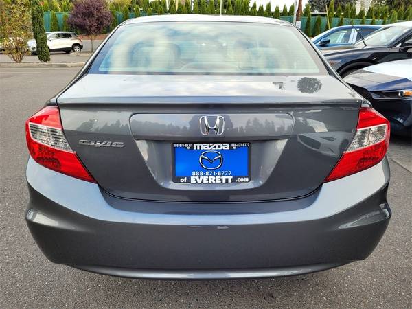 2012 Honda Civic LX Sedan - - by dealer - vehicle for sale in Everett, WA – photo 5