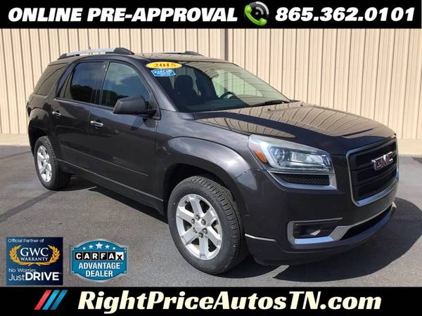 2015 GMC ACADIA SLE*3rd Row Seats*Back-Up Camera*We Finance for sale in Sevierville, TN