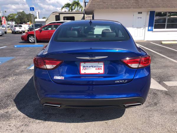2015 *Chrysler* *200* *4dr Sedan S FWD* BLUE for sale in Bradenton, FL – photo 6