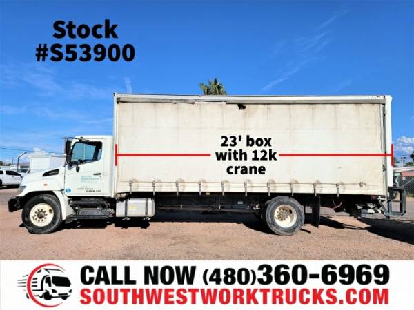 2012 HINO 268 Box Truck 25990 NO CDL - Work Truck/Cargo Van/Service for sale in Mesa, AZ