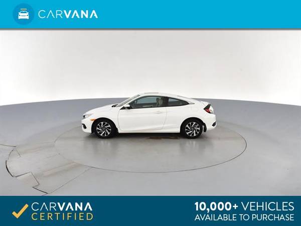 2017 Honda Civic LX-P Coupe 2D coupe White - FINANCE ONLINE for sale in Indianapolis, IN – photo 7