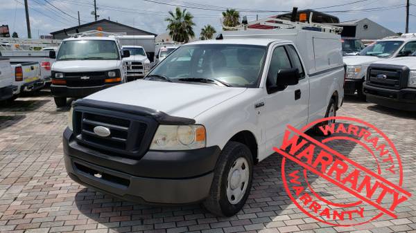 2008 FORD F150 XL, REGULAR CAB, 8 FT BED WITH TOPPER, 4.2 V6 for sale in largo, FL – photo 2