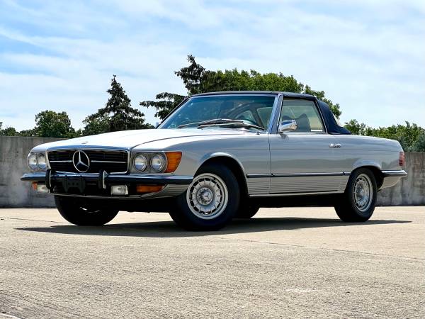 1973 Mercedes-Benz 450SL, 78, 000 Original Miles, 2 Owners from New for sale in Elmhurst, IL