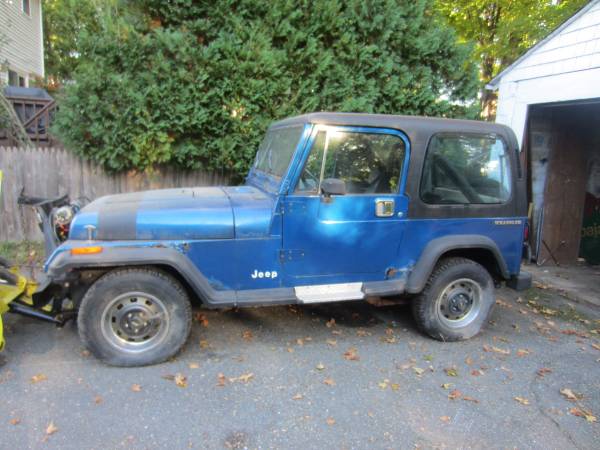 Jeep Wrangler with plow for sale in Natick, MA