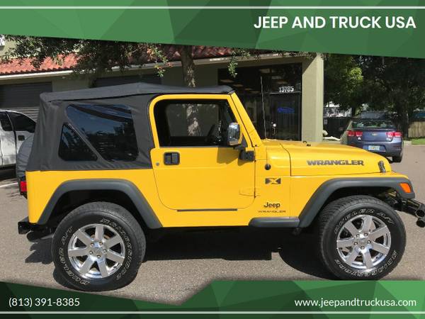 Jeep Wrangler - Jeep and Truck USA - Carfax - most under 15,000 for sale in TAMPA, FL – photo 3