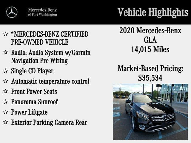 2020 Mercedes-Benz GLA-Class GLA 250 4MATIC AWD for sale in Fort Washington, PA – photo 2