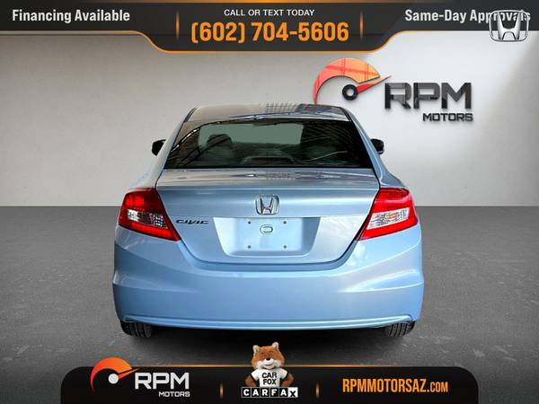 2012 Honda Civic LX Coupe FOR ONLY 140/mo! - - by for sale in Phoenix, AZ – photo 6