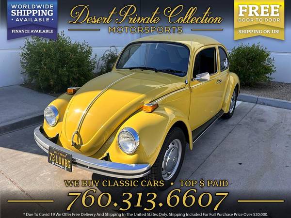 PRICE BREAK on this 1973 Volkswagen Beetle Coupe Coupe - cars & for sale in Palm Desert, UT – photo 3