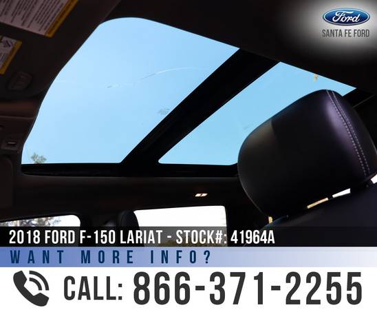 2018 Ford F150 Lariat Remote Start - Moonroof - Leather for sale in Alachua, FL – photo 18