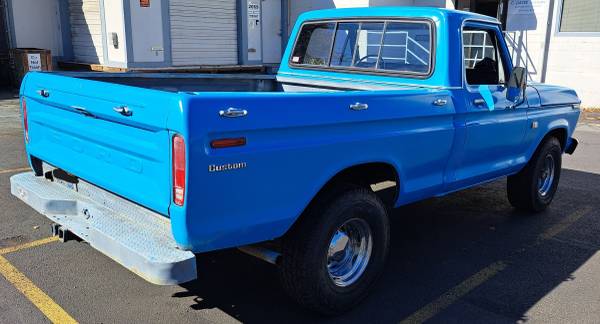 1974 Ford f100 4x4 SWB SHORTBOX, 4-speed, V8 351w, PS, PB VIDEO for sale in Portland, OR – photo 6