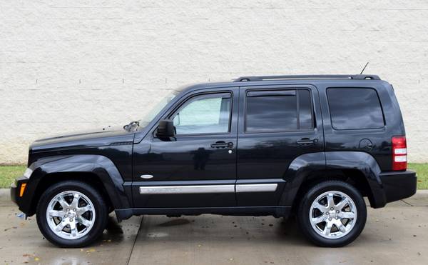 Black 2012 Jeep Liberty Latitude - V6 4x4 - Black Leather - 95k... for sale in Raleigh, NC – photo 2