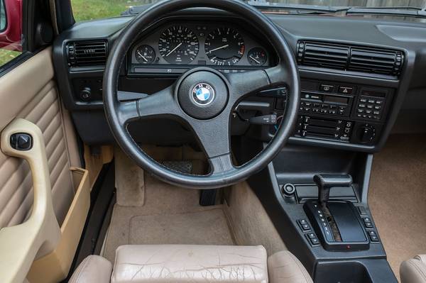 1989 BMW 325i Red Convertible for sale in East Greenwich, RI – photo 18