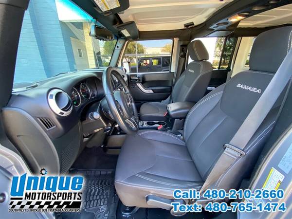 2017 JEEP WRANGLER UNLIMITED SAHARA 4WD 4DR UNIQUE TRUCKS - cars & for sale in Tempe, TX – photo 14