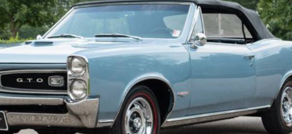 1966 Pontiac GTO Convertible Fontaine Blue Tri Power! - cars & for sale in Nellis AFB, NV