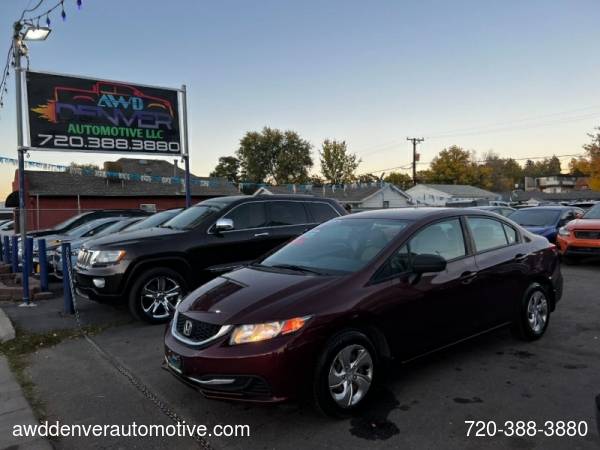 2015 Honda Civic LX 4dr Sedan CVT Every car purchase comes with 3 for sale in Englewood, CO