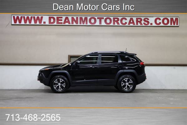 2018 JEEP CHEROKEE TRAILHAWK 4WD 3.2L V6 PARK ASSIST BLIND SPOT ASSIST for sale in Houston, TX