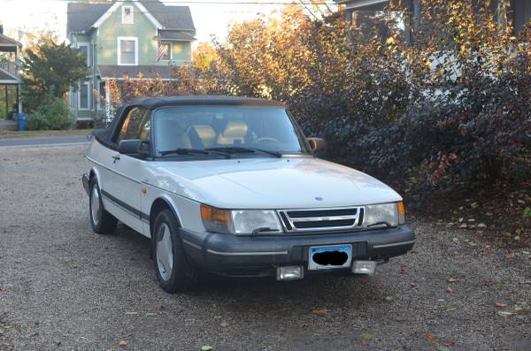 '92 Saab 900 Convertible w/Parts Hoard for sale in East Berlin, CT