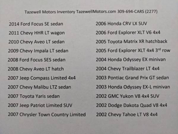 2008 Chevy Aveo5 LS and 2010 Chevy Aveo LT sedans for sale in Creve Coeur, IL – photo 20