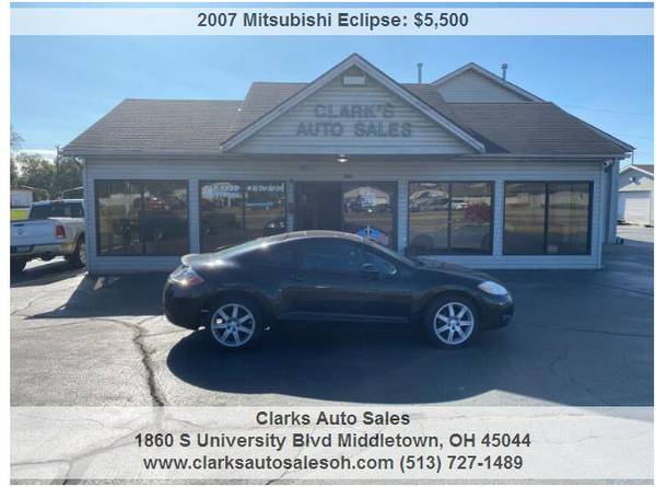 2007 Mitsubishi Eclipse SE 2dr Hatchback (2 4L I4 5M) 119384 Miles for sale in Middletown, OH