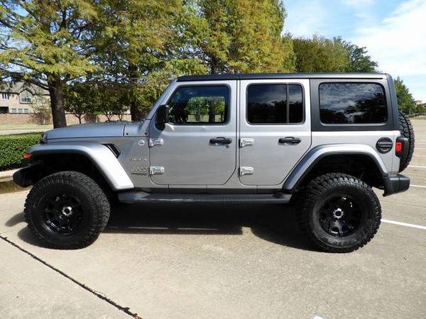 2020 Jeep Wrangler Unlimited Sahara NEW LIFT/CUSTOM WHEELS AND TIRES for sale in Plano, TX – photo 4