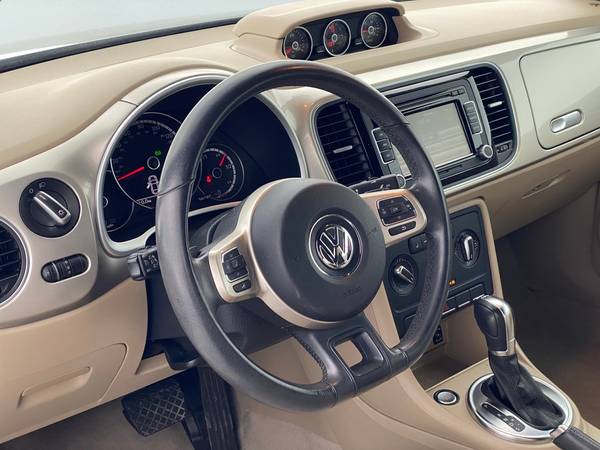 2014 VW Volkswagen Beetle TDI Convertible 2D Convertible Beige - -... for sale in Hobart, IL – photo 24