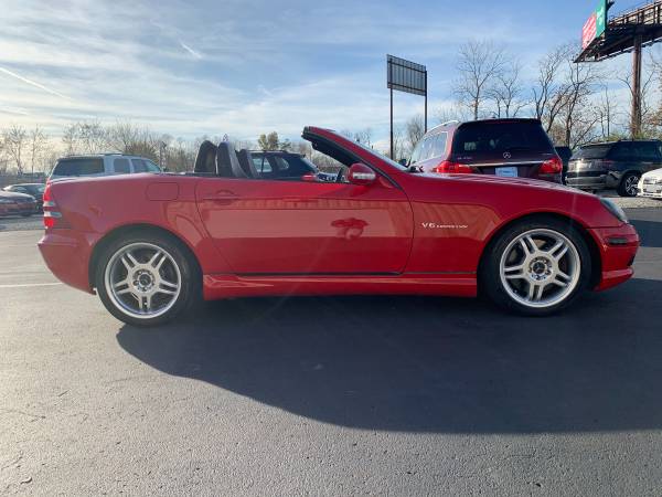 2004 Mercedes SLK 32 AMG Red w/ Red/Black Leather Hard Top... for sale in Jeffersonville, KY – photo 3