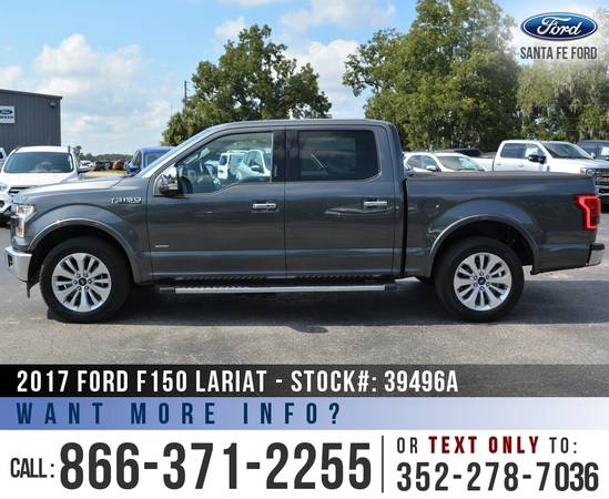 2017 Ford F150 Lariat *** Homelink, Cruise, Memory Seat, SYNC *** for sale in Alachua, AL – photo 4