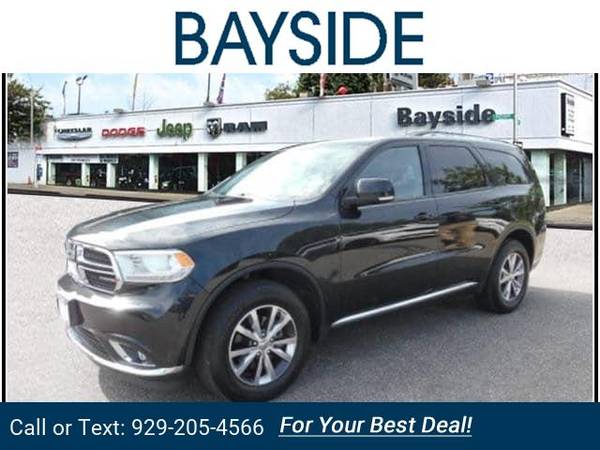 2016 Dodge Durango Limited suv Brilliant Black Crystal Pearlcoat for sale in Bayside, NY