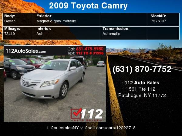 2009 Toyota Camry LE for sale in Patchogue, NY – photo 23